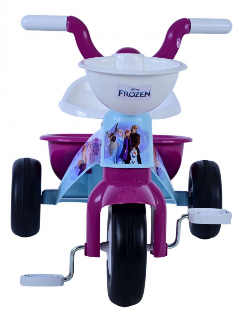 Tricicleta clasica pentru copii Disney Frozen 1-3 ani, greutate admisa 25 kg, cosulete incluse - 4 | YEO