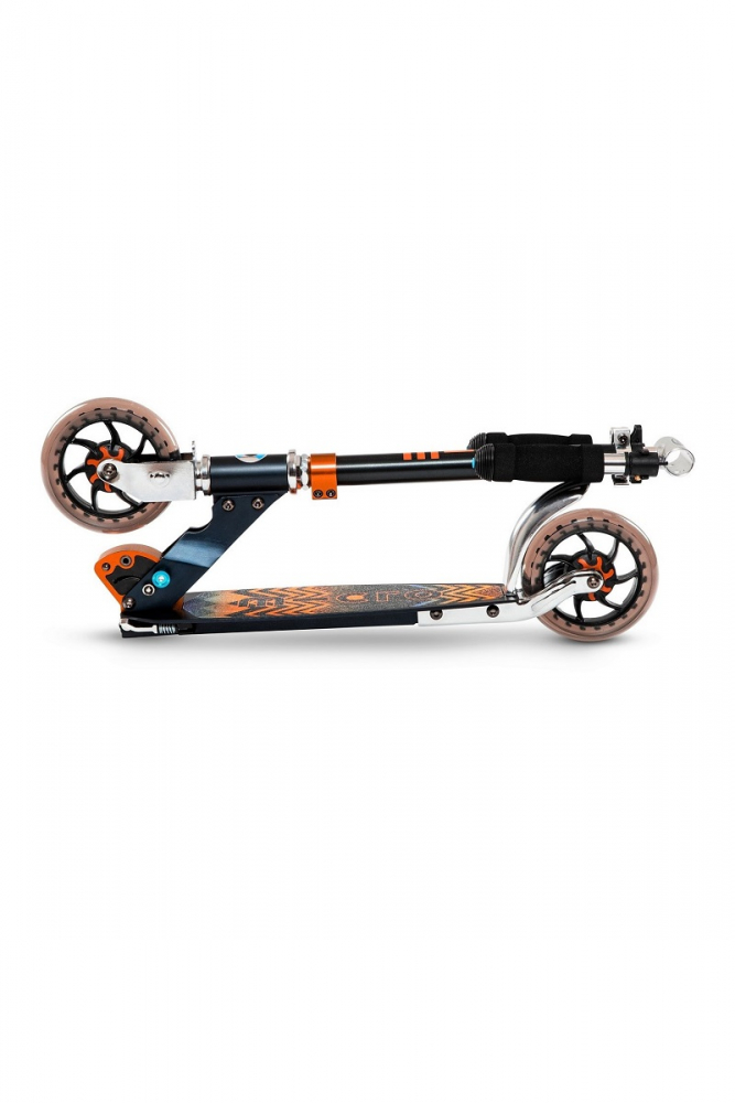 Trotineta Micro Speed Aztec Black rapida, compacta, usoara, cadru din aluminiu, ghidon pliabil si ajustabil, greutate suportata 100 kg - 3