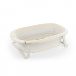 Cadita pliabila bej, design ergonomic, cu dop scurgere, greutate suportata 15 kg , 6 luni+