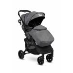 Carucior sport cu spatar reglabil,capotina,husa de ploaie,husa de picioare,pliere compacta si sistem troller compatibil cu avion Caretero Trail Graphite