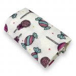 Cearsaf din finet cu elastic pe colturi pat 120x60 cm