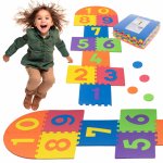 Covoras puzzle din spuma Sotron multicolor 11 piese