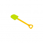 Harlet din plastic TechnoK 67 cm verde