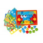 Joc educativ mega mozaic TechnoK 26 pioneze si 6 sabloane