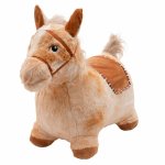 Jumper de plus cu sunete Brown Horse