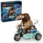 Hagrid si Harry pe motocicleta Lego Harry Potter