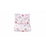 Lenjerie patut cu 3 piese 120x60 cm din bumbac model Flori de bumbac
