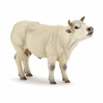 Figurina vaca Charolais mugind Papo