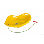 Sanie din plastic cu maner transport Marmat Premium confort pana la 50 kg Galben