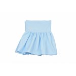 Volanas patut 120x60 cm din bumbac bleu
