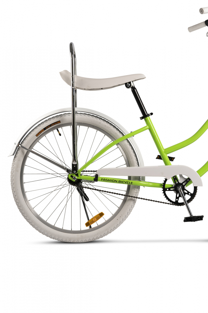 Bicicleta de Oras City Carpat Liberta C2694A 26 inch VerdeNegru, Frana V-Brake, Aparatori roti si lant - 4