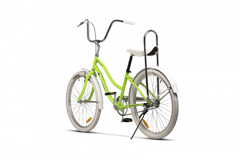 Bicicleta de Oras City Carpat Liberta C2694A 26 inch VerdeNegru, Frana V-Brake, Aparatori roti si lant - 5