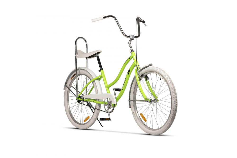 Bicicleta de Oras City Carpat Liberta C2694A 26 inch VerdeNegru, Frana V-Brake, Aparatori roti si lant - 6