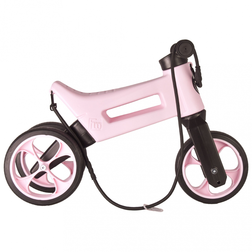 Bicicleta fara pedale Funny Wheels Rider SuperSport 2 in 1 Pastel Baby Pink