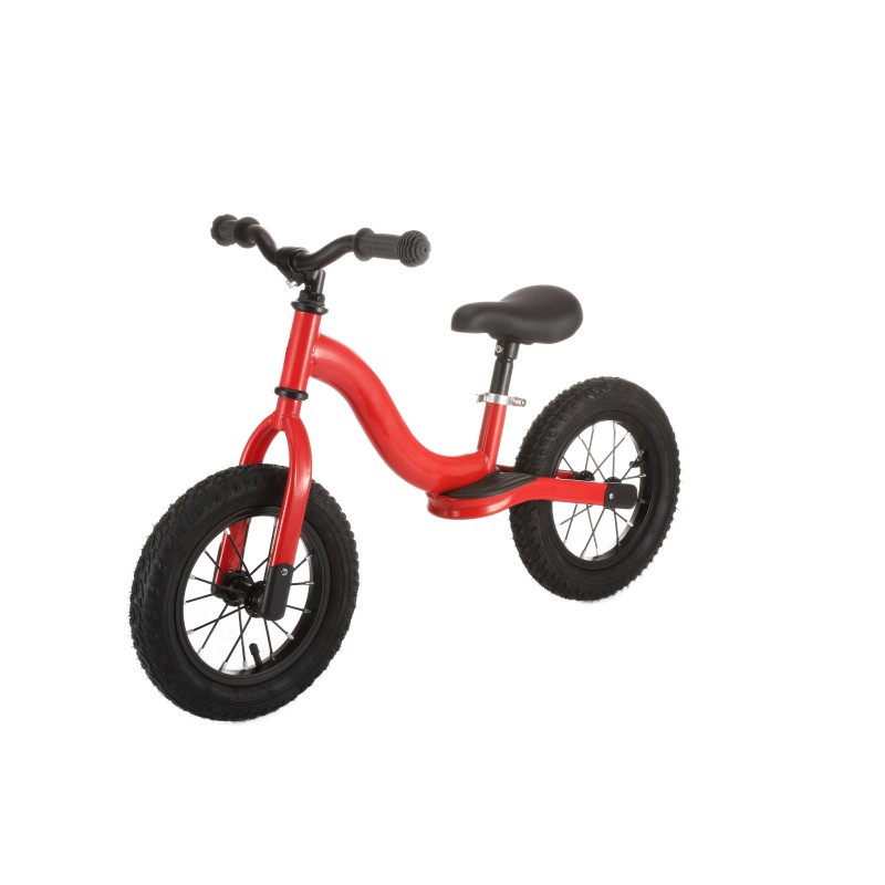 Bicicleta pentru copii Novokids SplendOr Balance Bike 120 Rosu, pedagogica fara pedale, cu Roti gonflabile din cauciuc de 12 inch, 1-5 ani, Maxim 30 kg, Cadru otel, Ghidon si sa reglabile pe inaltime