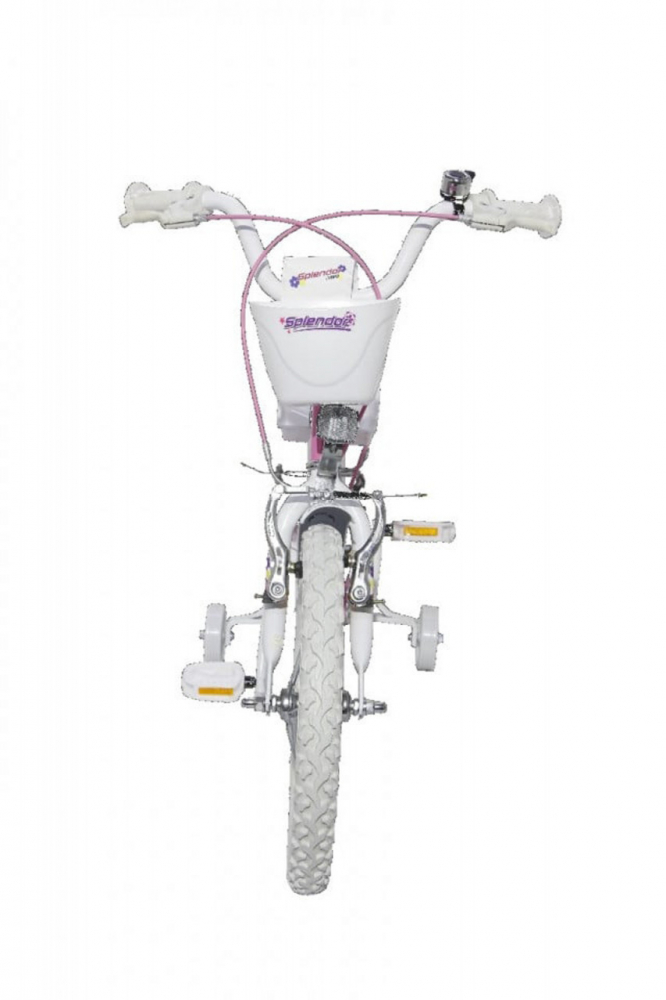 Bicicleta pentru copii Novokids SplendOr PRO Line Edition Roz, Cosulet, Roti 16 inch, Maxim 35 kg, Cadru din otel, Roti ajutatoare detasabile, Ghidon reglabil pe inaltime - 2