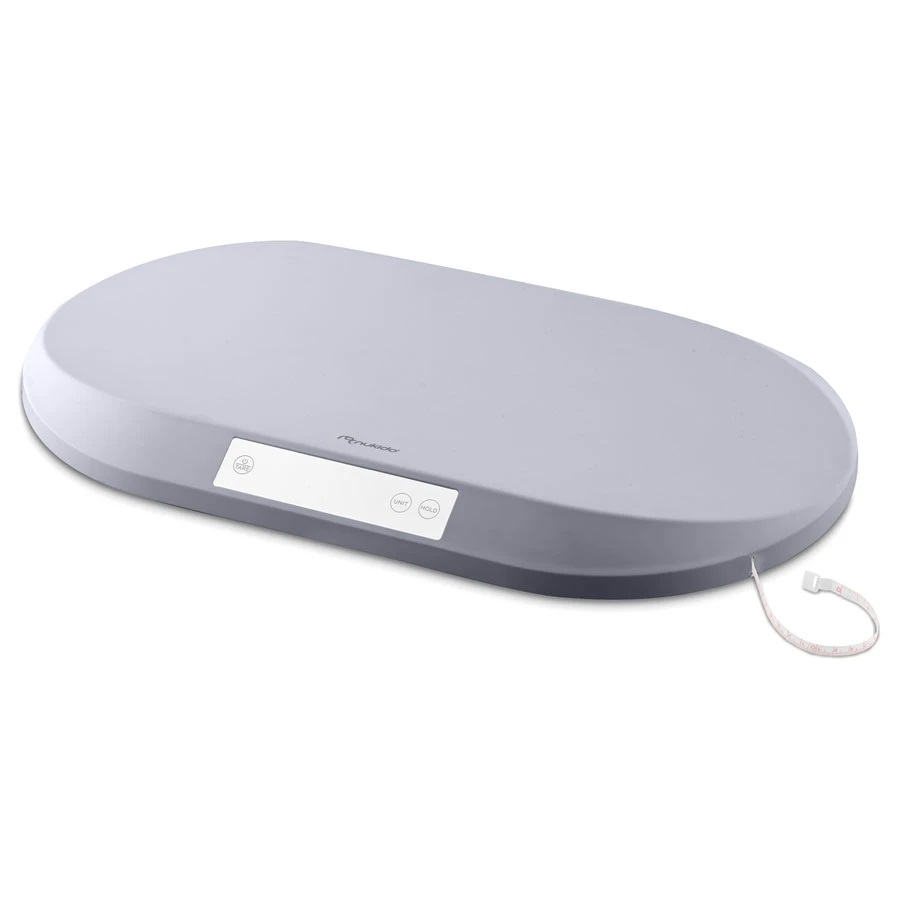 Cantar electronic pentru copii, Nukido, cu unitati de masura multiple, ecran LCD, capacitate maxima 40 kg, dimensiune 4 x 55 x 42 cm, Grey - 1 | YEO