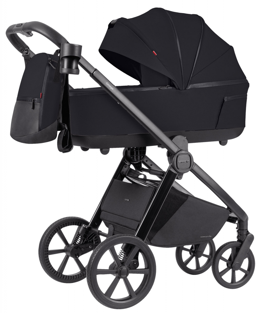 Carucior 2 in 1 Carrello Omega Plus Cosmo Black protectie UV SPF 50 - 4