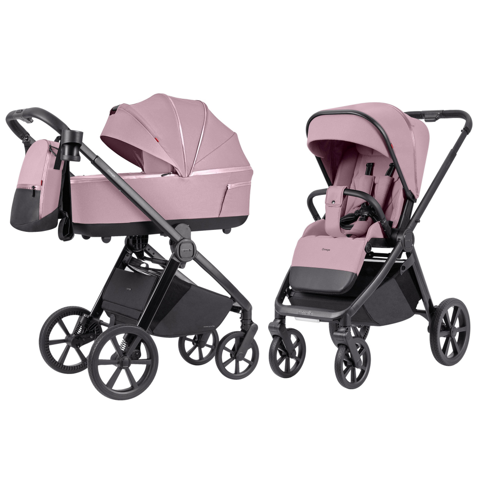 Carucior 2 in 1 Carrello Omega Plus Galaxy Pink protectie UV SPF 50 - 5