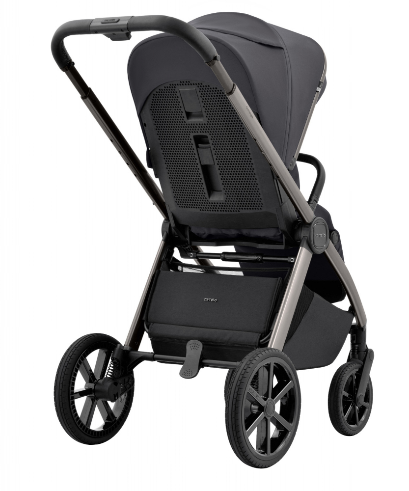 Carucior 2 in 1 Carrello Omega Excellent Grey cadru din aluminiu, accesorii incluse, greutate admisa 22 kg - 4