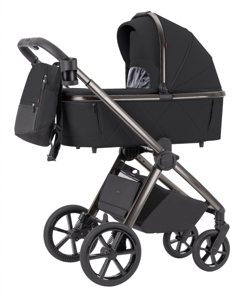 Carucior 2 in 1 Carrello Omega Excellent Grey cadru din aluminiu, accesorii incluse, greutate admisa 22 kg - 9