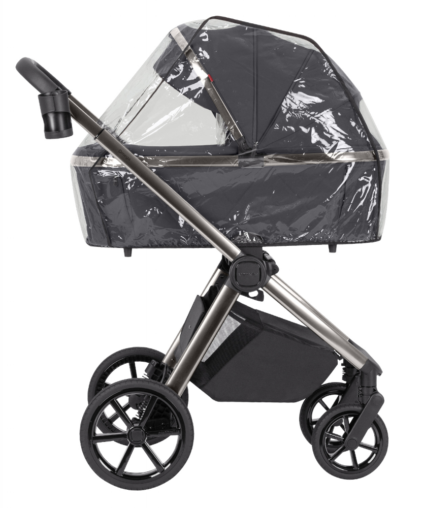 Carucior 2 in 1 Carrello Omega Excellent Grey cadru din aluminiu, accesorii incluse, greutate admisa 22 kg - 10