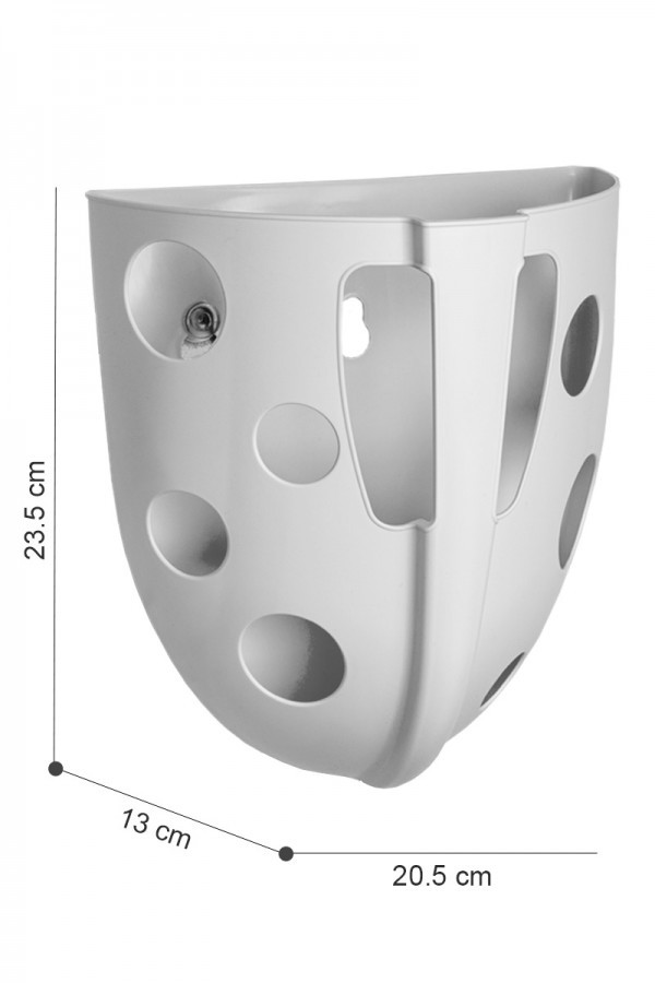 Cos de depozitare jucarii de baie TechnoK cu ventuze de fixare Verde