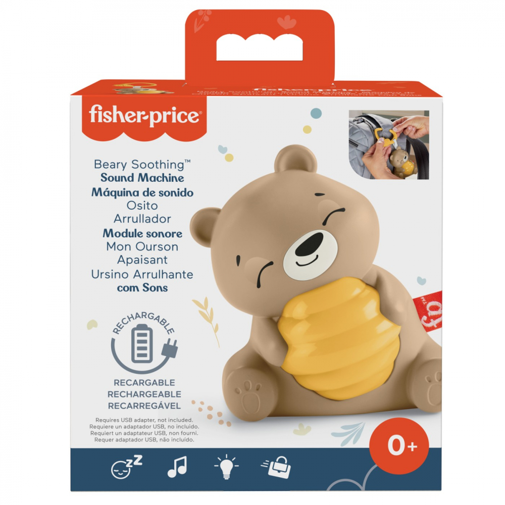 Ursulet cu sunete si lumini Fisher Price