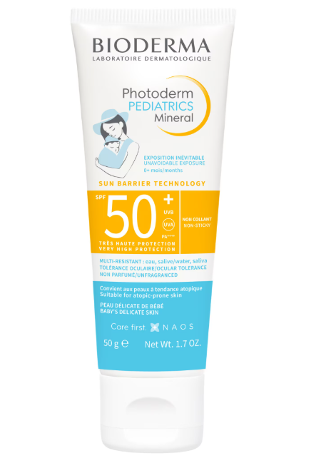 Fluid cu protectie solara Bioderma Photoderm Mineral SPF 50+ 50 g