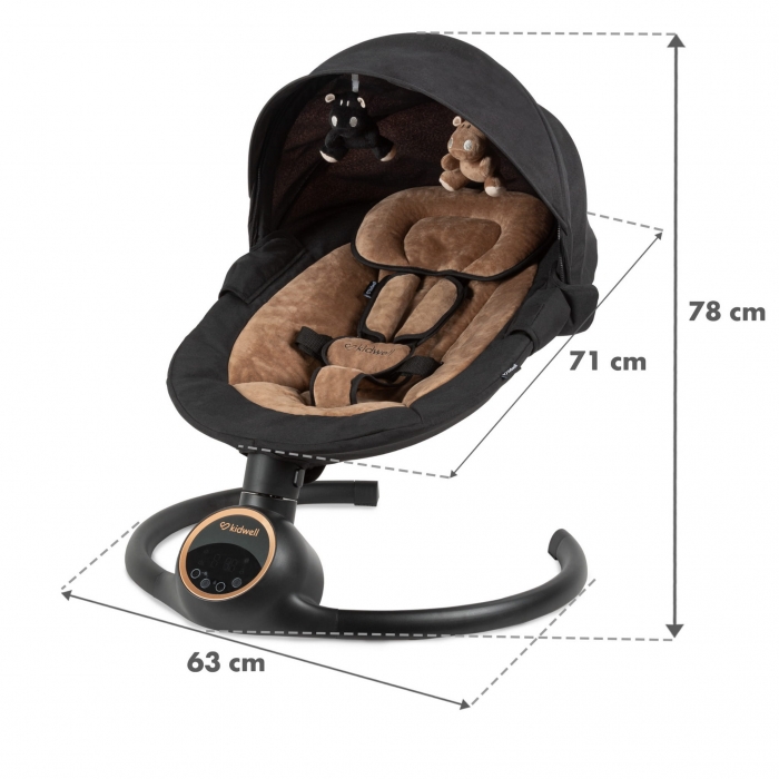 Leagan electric 2 in 1 Kidwell Reve Black Gold - 2 | YEO