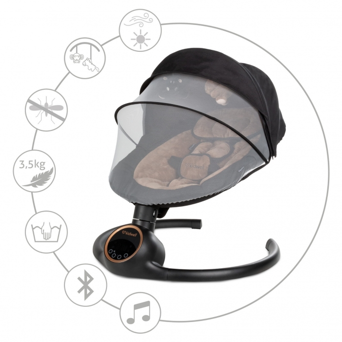 Leagan electric 2 in 1 Kidwell Reve Black Gold - 7