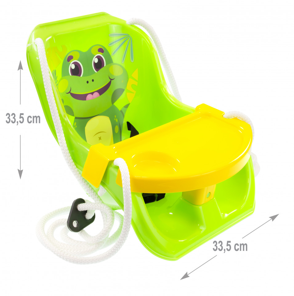 Leagan pentru copii cu masuta 2 in 1 Mochtoys Verde - 1 | YEO