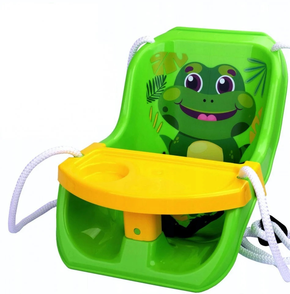 Leagan pentru copii cu masuta 2 in 1 Mochtoys Verde - 2 | YEO