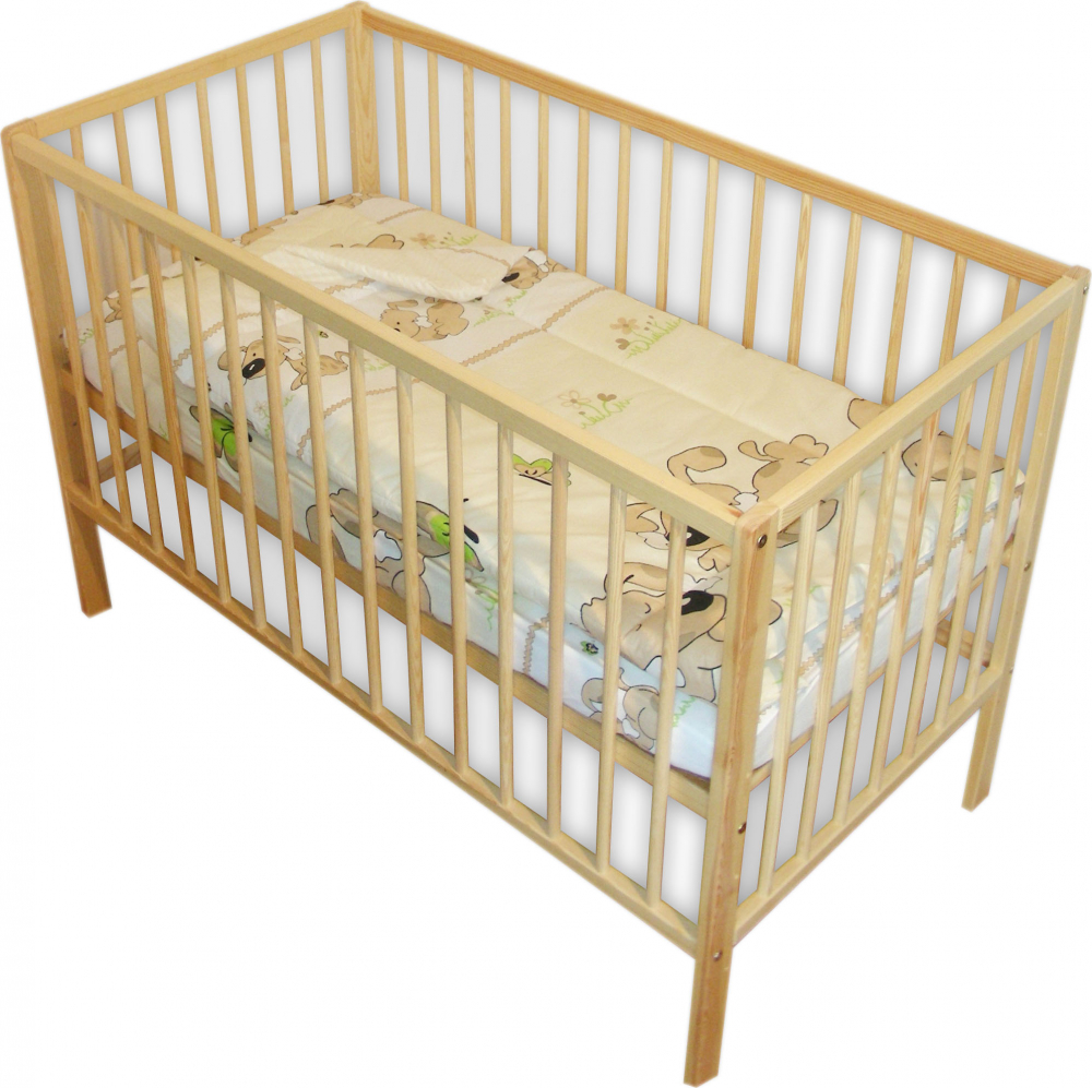 Lenjerie patut cu 3 piese Puppy Beige