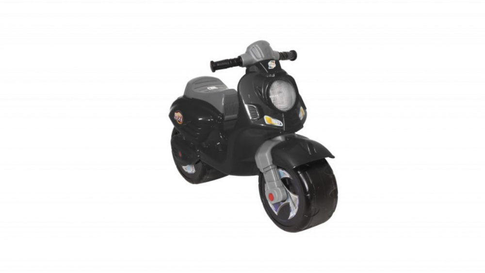 Motocicleta pentru copii Novokids Vespa Scooter Mini Negru, fara pedale, greutate suportata 30 kg, roti late, stabilitate mare