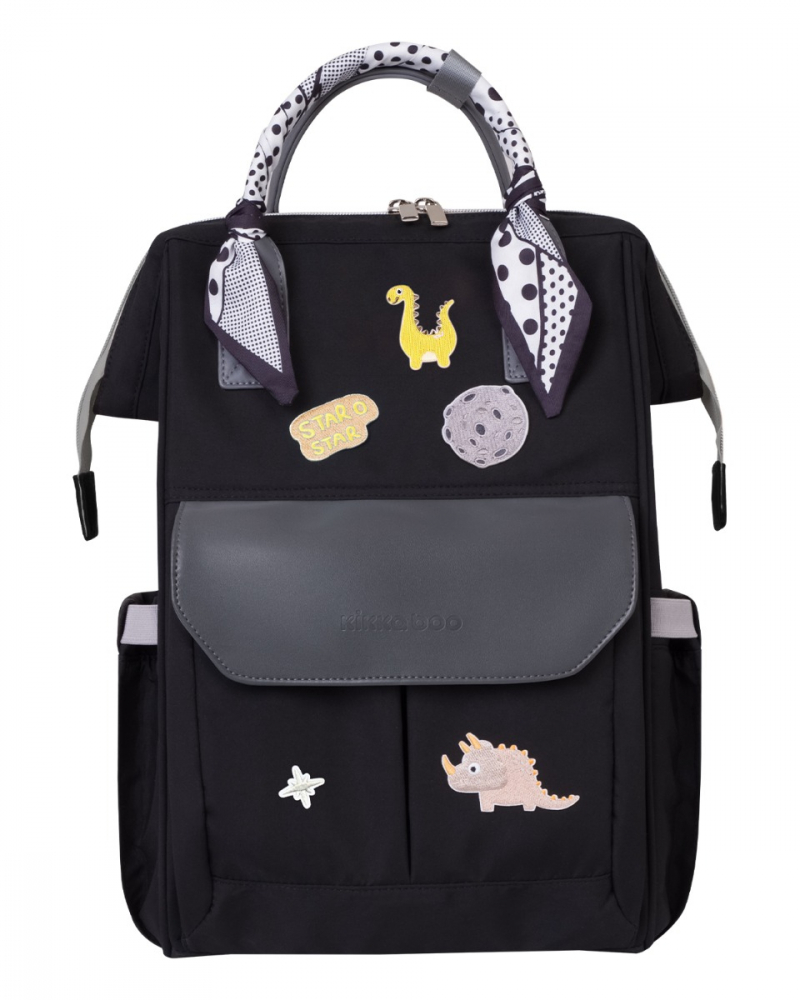 Rucsac multifunctional pentru mamici cu saltea pentru schimbat scutece inclusa KikkaBoo Myla Black