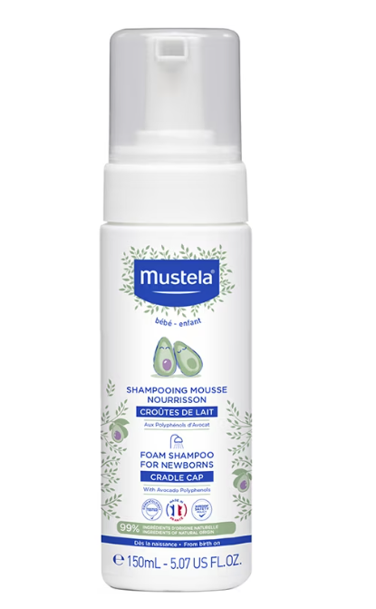 Sampon spuma pentru nou nascuti 150 ml Mustela