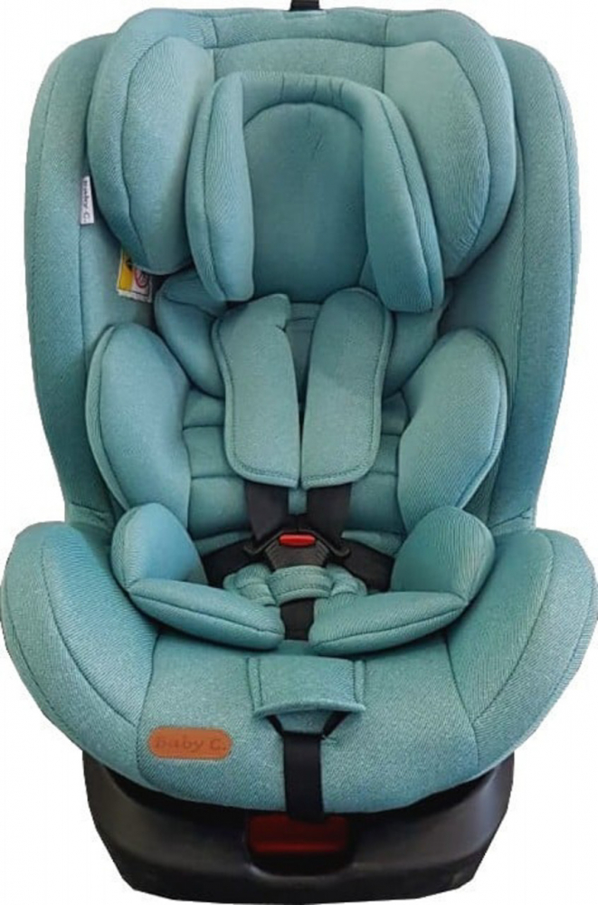 Scaun auto cu isofix Baby Care Motion Seat Verde, Rotire 360 grade, 0-36 kg, Tetiera reglabila, Omologare R-129 i-Size, Centura in 5 puncte - 3