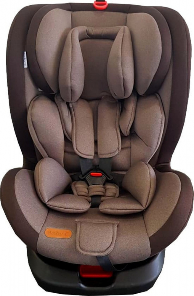 Scaun auto cu isofix Baby Care Motion Seat Maro, Rotire 360 grade, 0-36 kg, Tetiera reglabila, Omologare R-129 i-Size, Centura in 5 puncte - 3