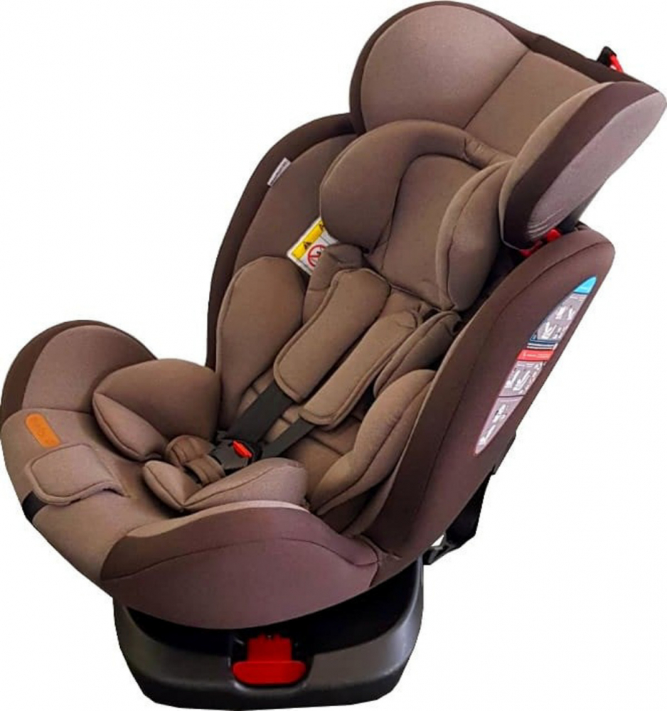 Scaun auto cu isofix Baby Care Motion Seat Maro, Rotire 360 grade, 0-36 kg, Tetiera reglabila, Omologare R-129 i-Size, Centura in 5 puncte