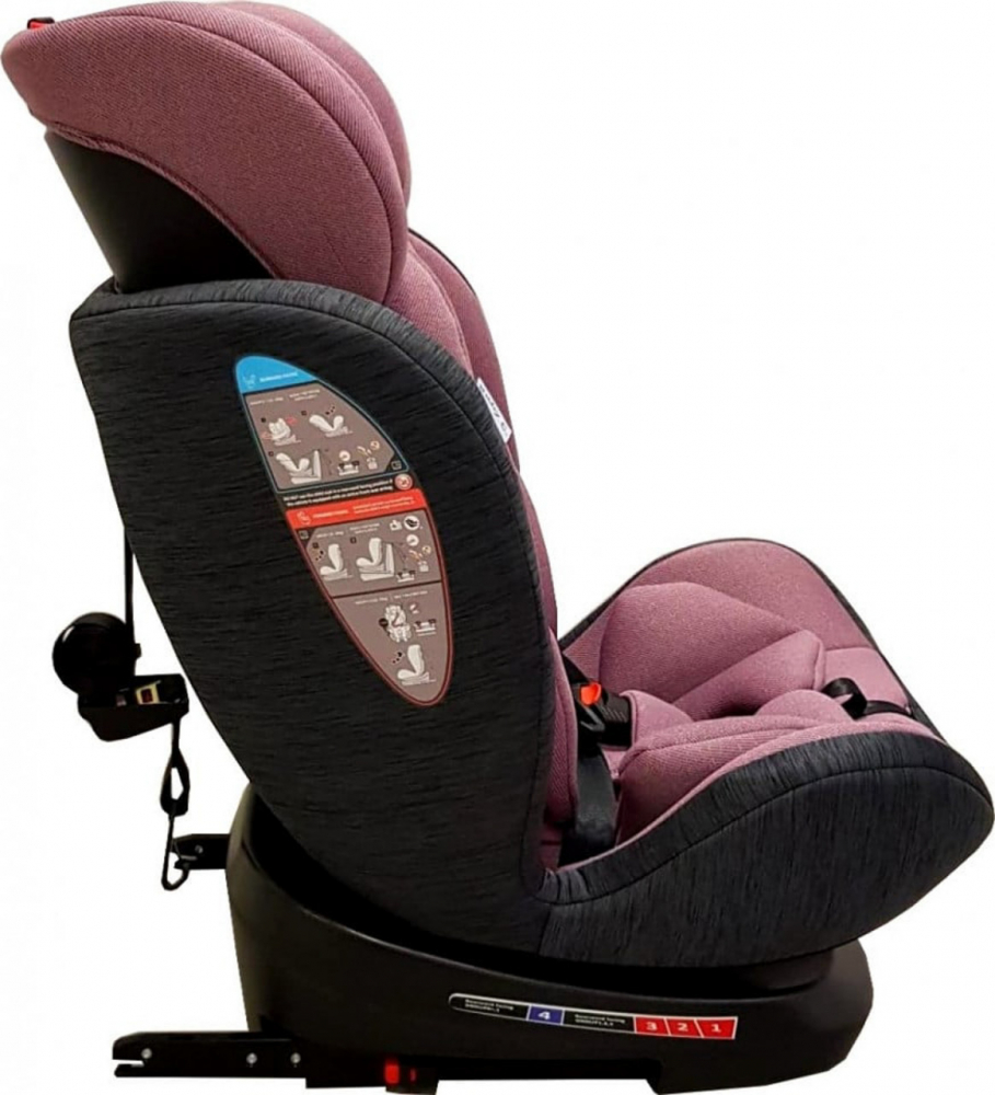 Scaun auto cu isofix Baby Care Motion Seat Mov, Rotire 360 grade, 0-36 kg, Tetiera reglabila, Omologare R-129 i-Size, Centura in 5 puncte - 1