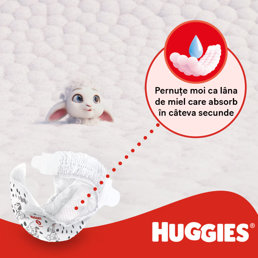 Scutece Huggies Ultra Comfort Mega Nr 4 8-14 kg 132 buc - 2 | YEO