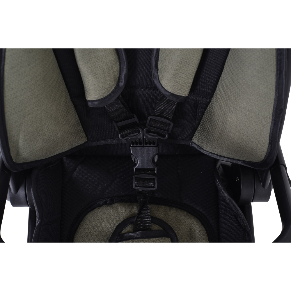Tricicleta pentru copii Byox Summer Green cu roti Eva, maner parental detasabil, scaun rotativ, spatar reglabil si suport picioare - 1 | YEO