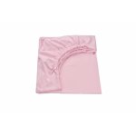 Cearsaf patut 90x50 cm bumbac roz