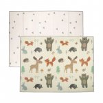 Covoras de joaca FreeON Magic Friends, cu doua fete, pliabil, protectie impotriva loviturilor, 200 x 150 cm, cu Imprimeu pe ambele parti, 0 luni+, multicolor