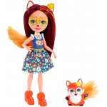 Papusi cu animalute Enchantimals Felicity fox si Flick