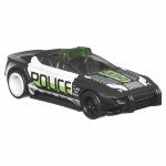 Masinuta metalica Hot Wheels cu sistem pull back Police Alpha Pursuite scara 1:43