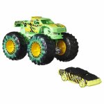 Set masinuta metalica si Monster Truck Hot Wheels Gunkster