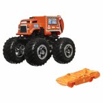 Set masinuta metalica si Monster Truck Hot Wheels Will Trash It All Hot Wheels