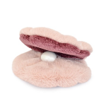 Jucarie moale din plus Scoica 17 cm roz